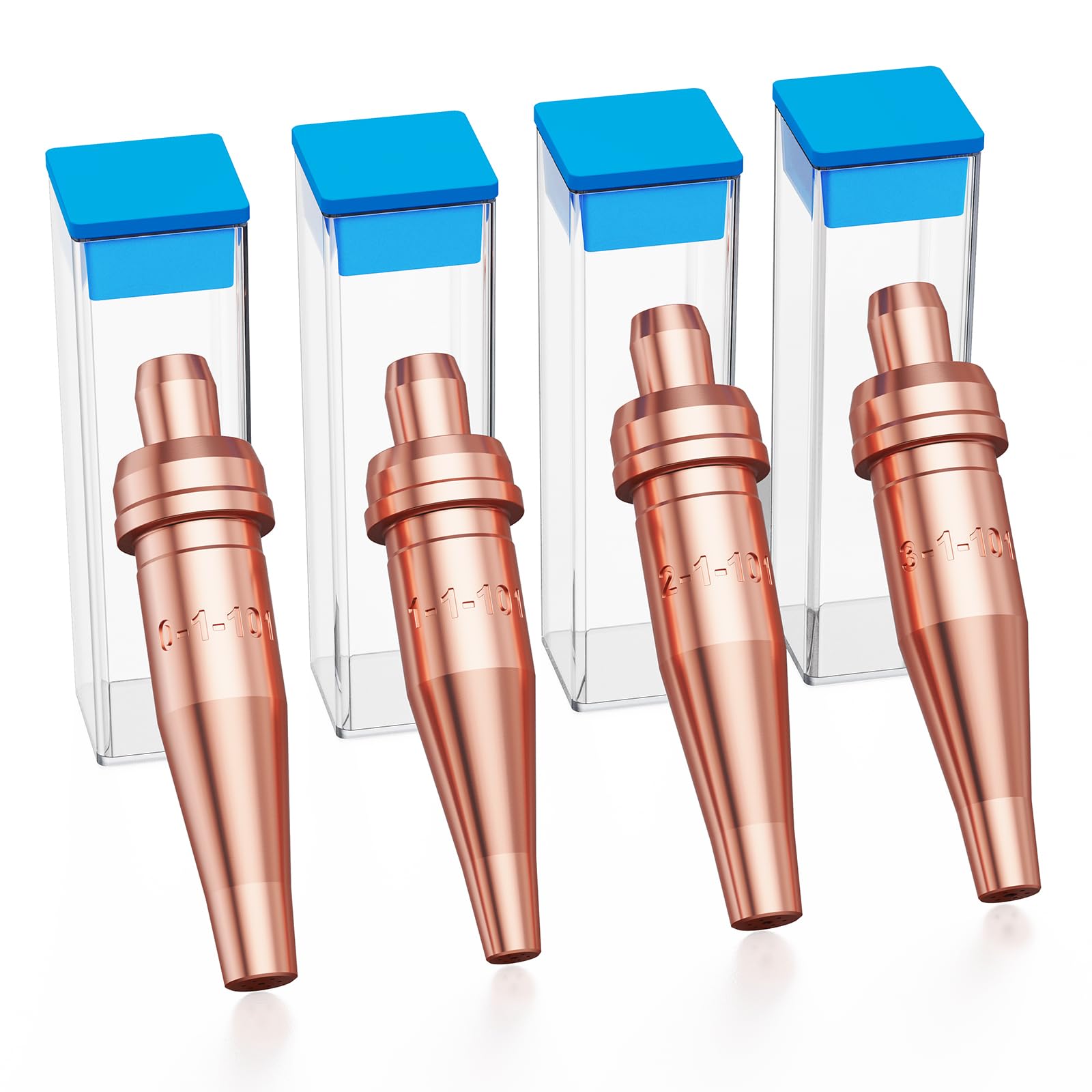 ARCCAPTAIN 1-101 Acetylene Cutting Torch Tips, Size 0-3, Heavy Duty Torch Tips for Victor Cutting Torch