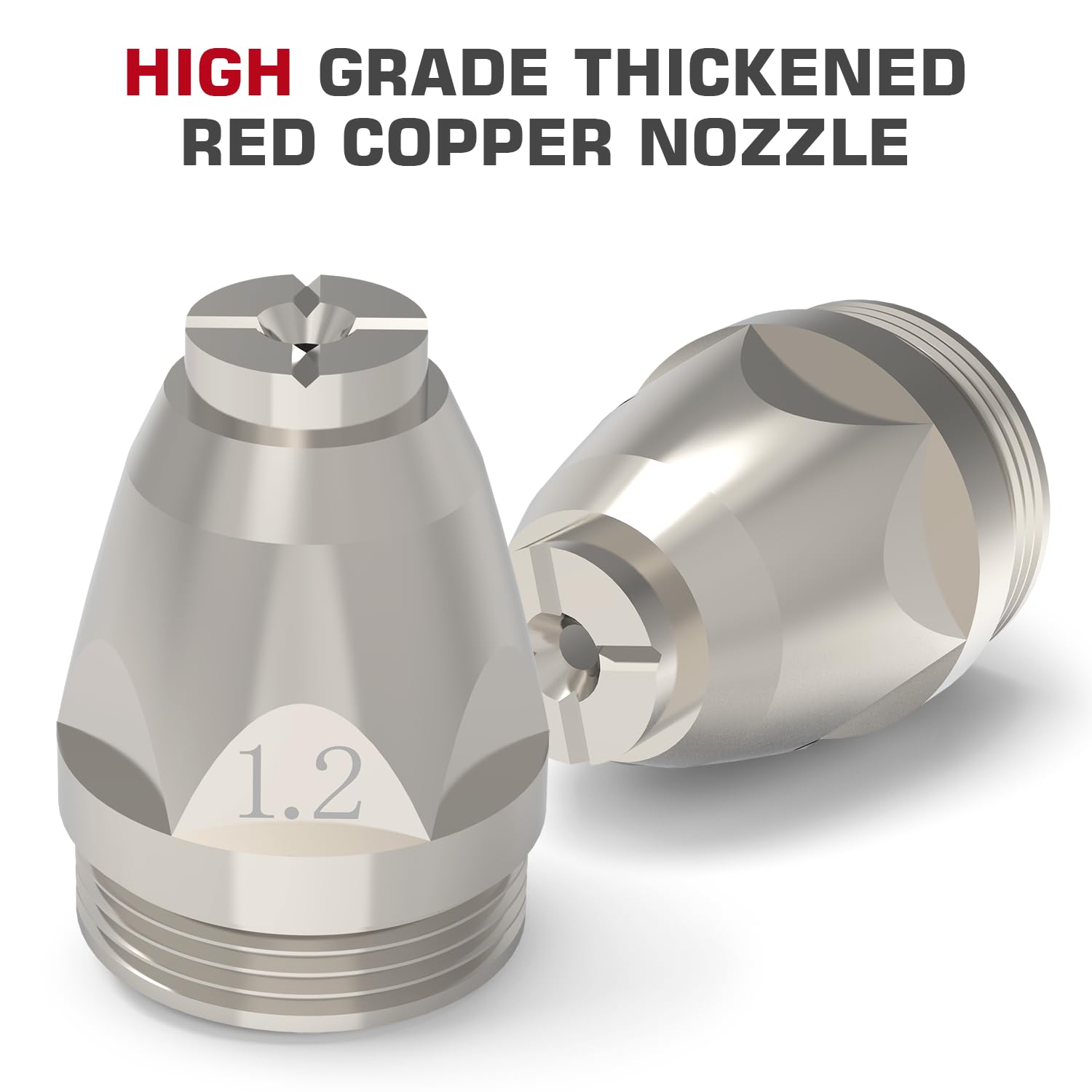 ARCCAPTAIN AG-60 Plasma Cutter Torch Consumables, .045'' SG-55 AG-60 WSD-60 Plasma Cutter Accessories for ARCCAPTAIN CUT55 PRO, CUT55 PROLUX, CUT 55PILOTARC,CUT 55PIL0T, CUT 60HF, CUT 60HF PRO,24 Pcs - Image 4