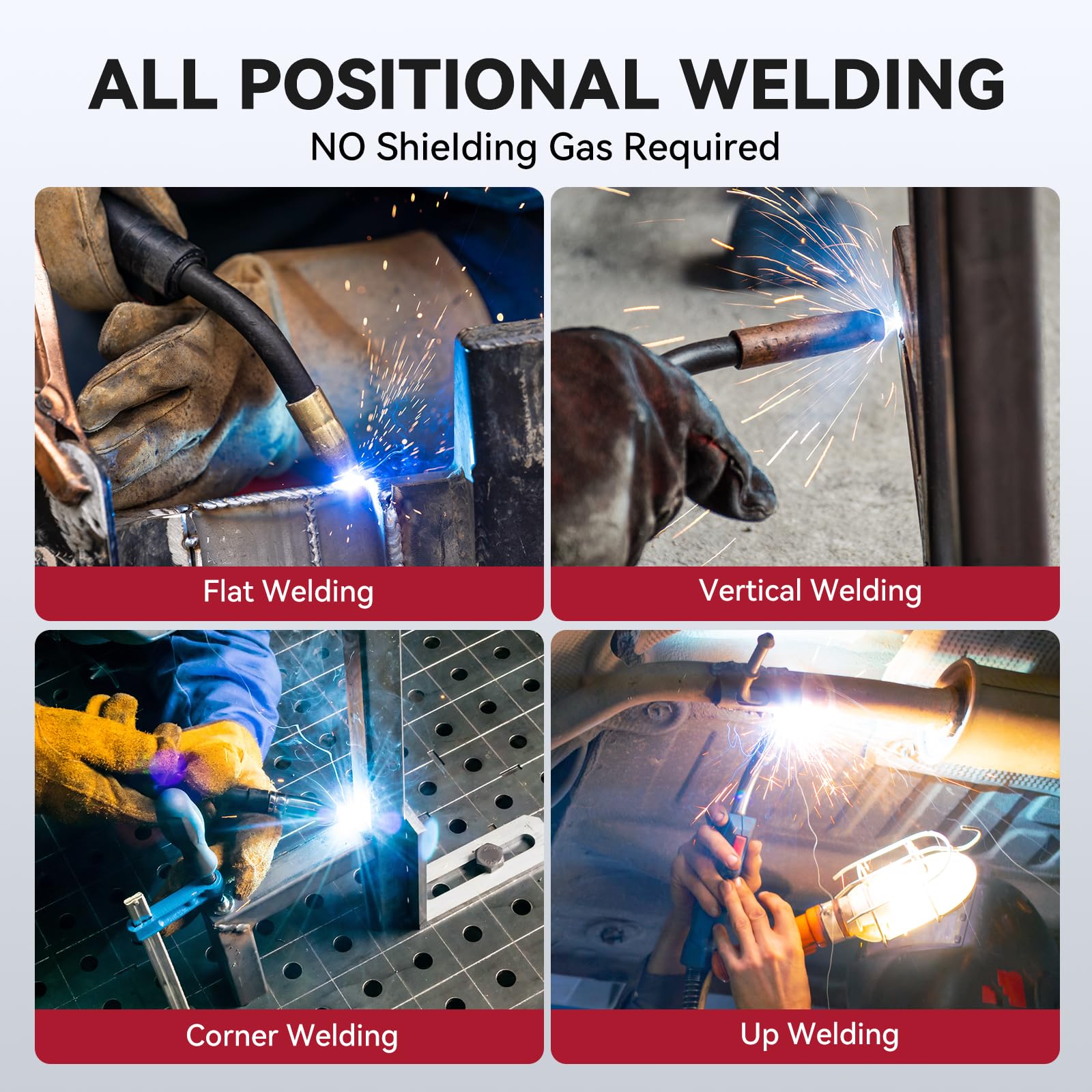 ARCCAPTAIN Flux Core Welding Wire .030, E71T-GS Mig Welding Wire 2-Pound Spool Gasless Mild Carbon Steel Compatible With Lincoln Miller Forney Harbor Welder - Image 4