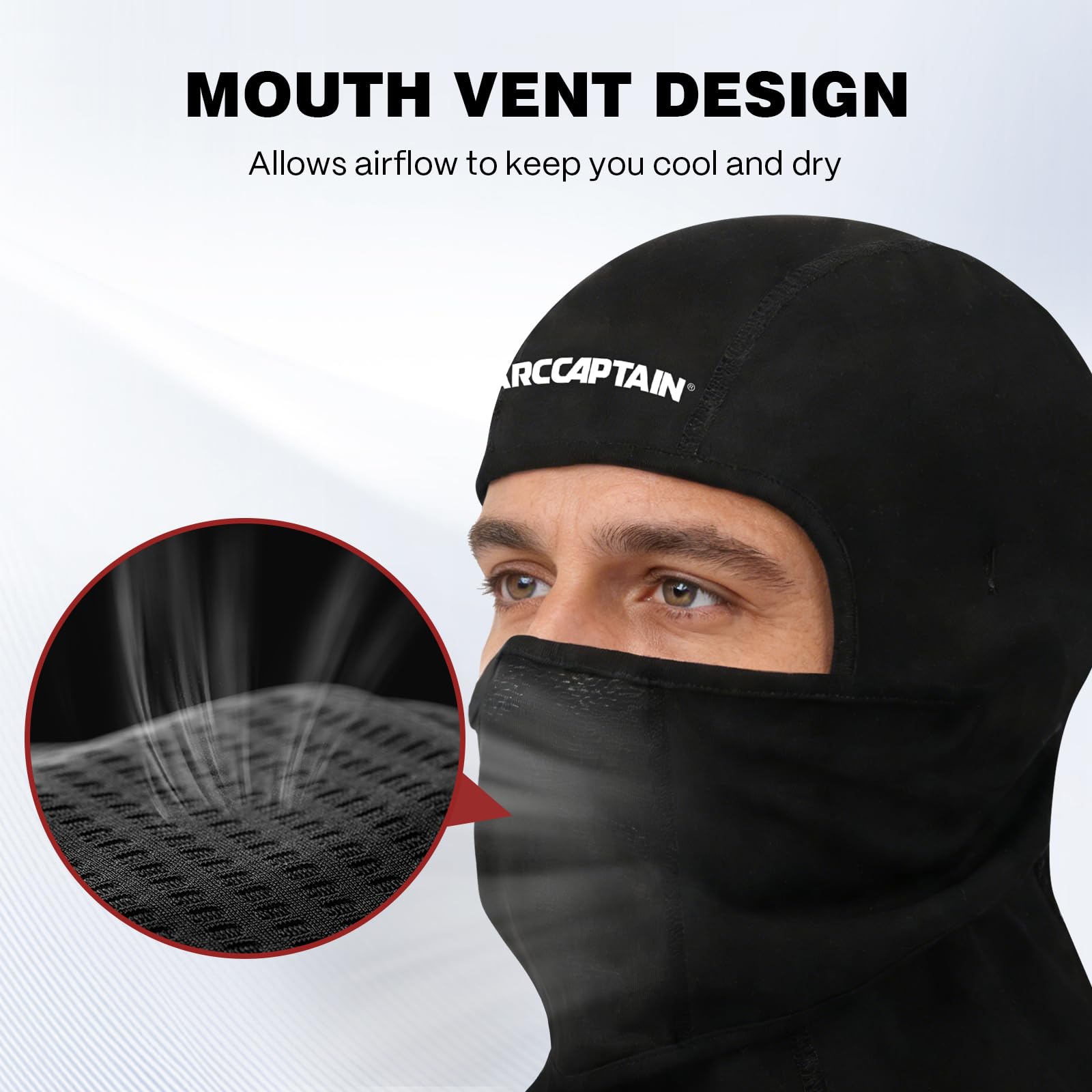 ARCCAPTAIN FR Flip-Up Balaclava, 7oz Flame Resistant Face Mask, Arc Rated NFPA 2112 CAT 2 Convertible Helmet Liner Hood - Image 4