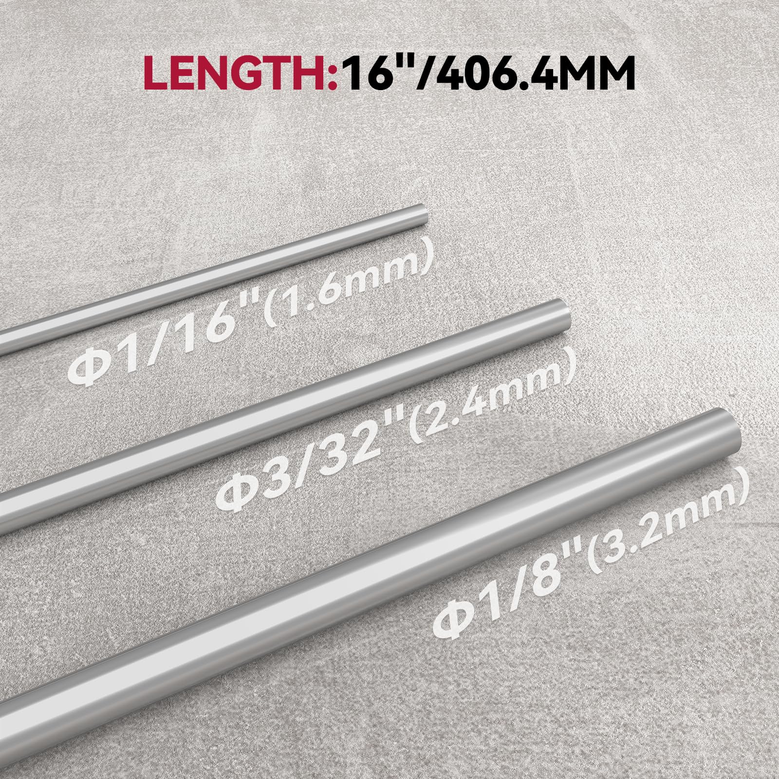 ARCCAPTAIN Stainless Steel TIG Welding Rod ER308L TIG Filler Rod, 1/16" x 16" 5LB - Image 2