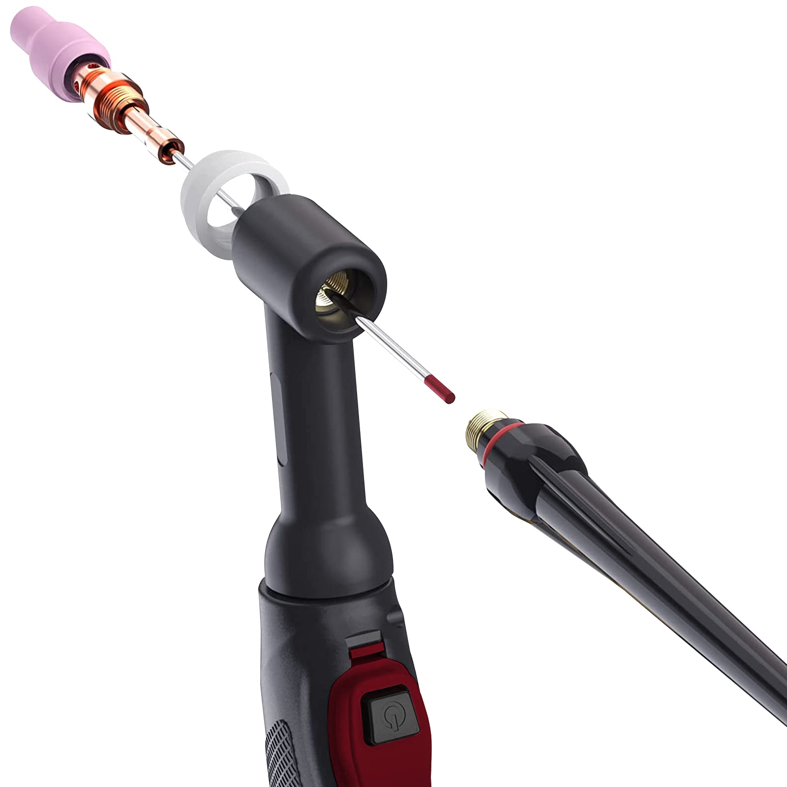 ARCCAPTAIN TIG Welding Tungsten Electrode 10-Pack 3/32"x 7"(Red, WT20/EWth-2) - Image 5
