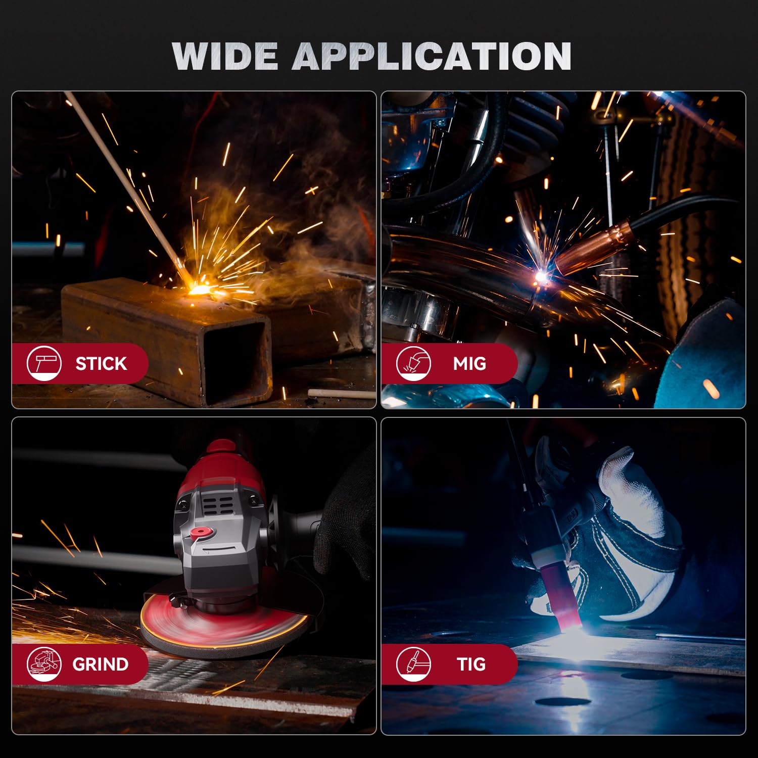 ARCCAPTAIN Welding Helmet Auto Darkening, 1/1/1/1 True Color Welding Hood, 4 Arc Sensor 1/25000s Response Time Solar Powered Weld Hood Helmet HSH-S800 Skeleton Knight - Image 7